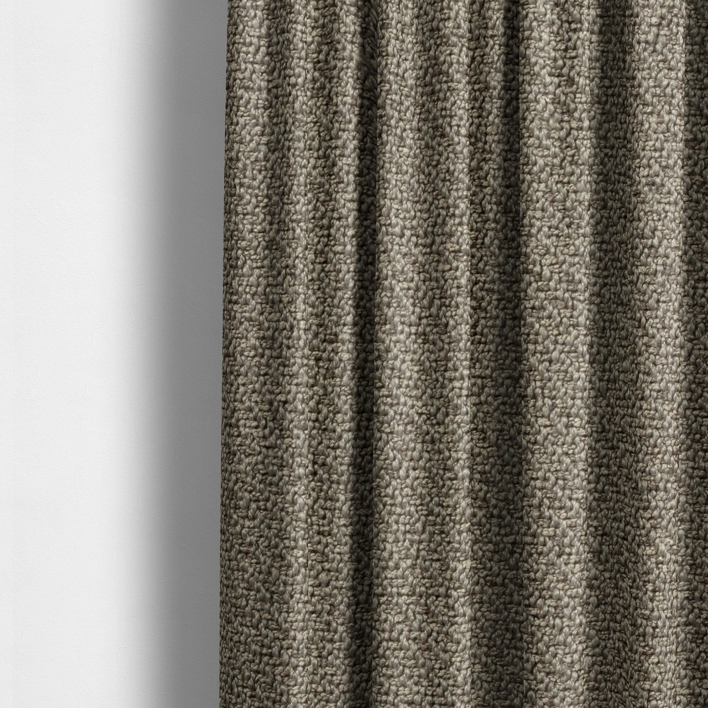 Cyprus Plain Textured Weave Brown Colour Upholstery Fabric CTR-1874 - Made To Measure Curtains