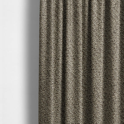 Cyprus Plain Textured Weave Brown Colour Upholstery Fabric CTR-1874 - Made To Measure Curtains