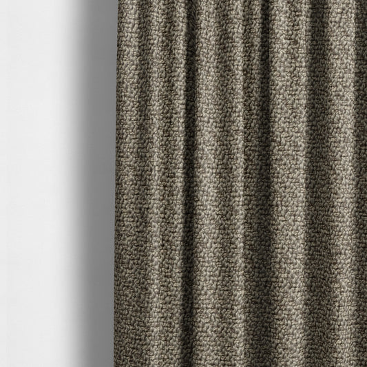 Cyprus Plain Textured Weave Brown Colour Upholstery Fabric CTR-1874 - Made To Measure Curtains