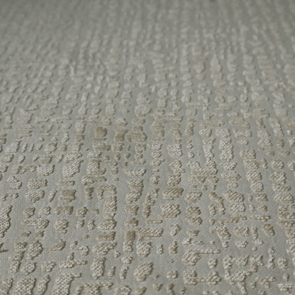 Tela Semi Plain Soft Textured Chenille In Cream Upholstery Fabric CTR-1875