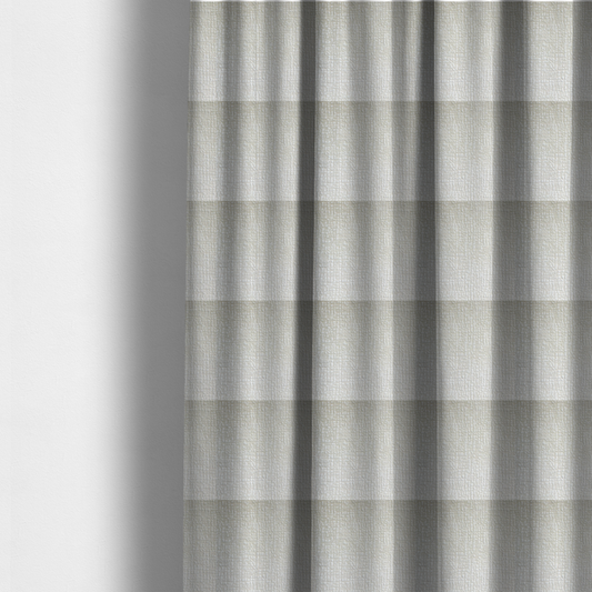 Tela Semi Plain Soft Textured Chenille In White Upholstery Fabric CTR-1876 - Made To Measure Curtains