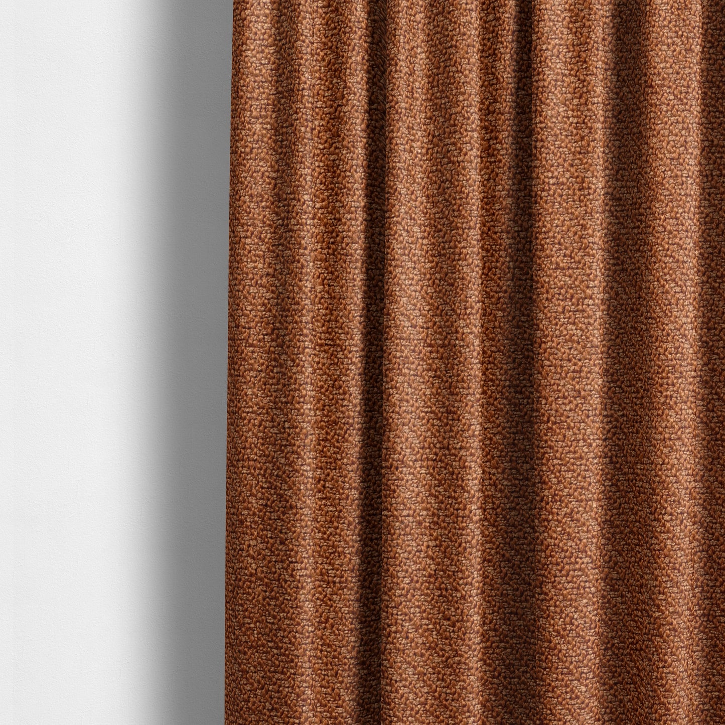 Cyprus Plain Textured Weave Orange Colour Upholstery Fabric CTR-1876 - Made To Measure Curtains