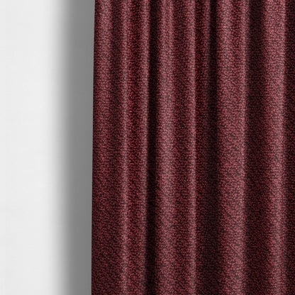 Cyprus Plain Textured Weave Red Colour Upholstery Fabric CTR-1877 - Made To Measure Curtains