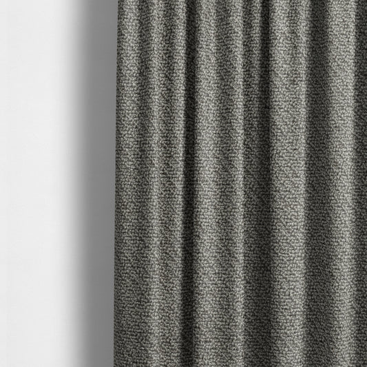 Cyprus Plain Textured Weave Grey Colour Upholstery Fabric CTR-1880 - Made To Measure Curtains