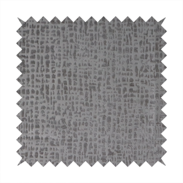 Tela Semi Plain Soft Textured Chenille In Light Grey Upholstery Fabric CTR-1881