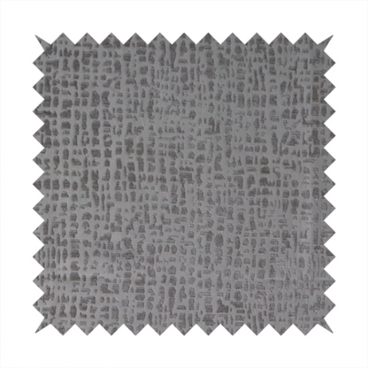 Tela Semi Plain Soft Textured Chenille In Light Grey Upholstery Fabric CTR-1881