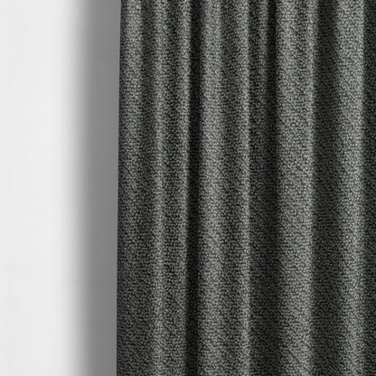 Cyprus Plain Textured Weave Steel Grey Colour Upholstery Fabric CTR-1881 - Made To Measure Curtains