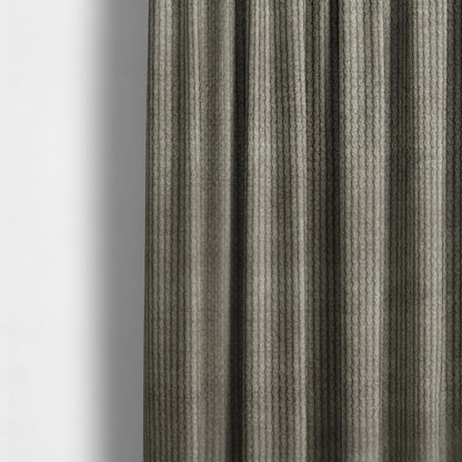 Oslo Plain Textured Corduroy Brown Colour Upholstery Fabric CTR-1888 - Made To Measure Curtains