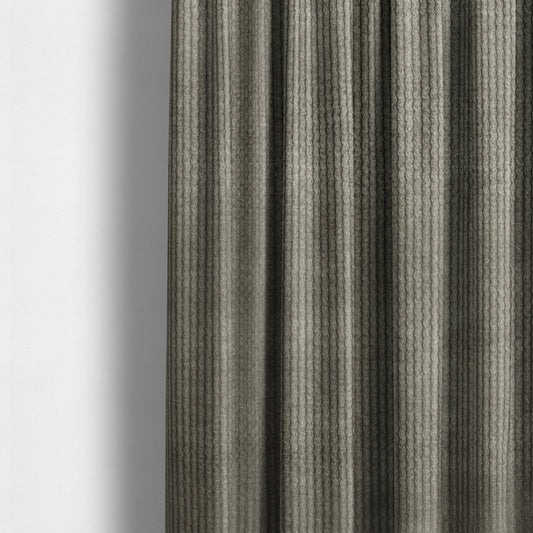 Oslo Plain Textured Corduroy Brown Colour Upholstery Fabric CTR-1888 - Made To Measure Curtains