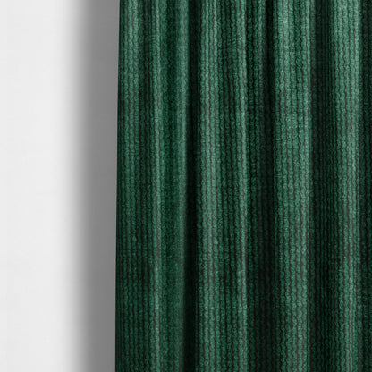 Oslo Plain Textured Corduroy Green Colour Upholstery Fabric CTR-1890 - Made To Measure Curtains