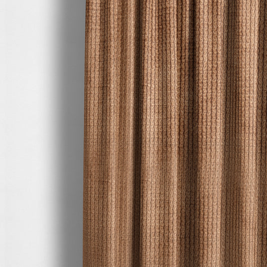 Oslo Plain Textured Corduroy Orange Colour Upholstery Fabric CTR-1892 - Made To Measure Curtains