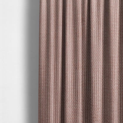 Oslo Plain Textured Corduroy Pink Colour Upholstery Fabric CTR-1894 - Made To Measure Curtains