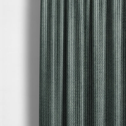 Oslo Plain Textured Corduroy Ocean Blue Colour Upholstery Fabric CTR-1895 - Made To Measure Curtains