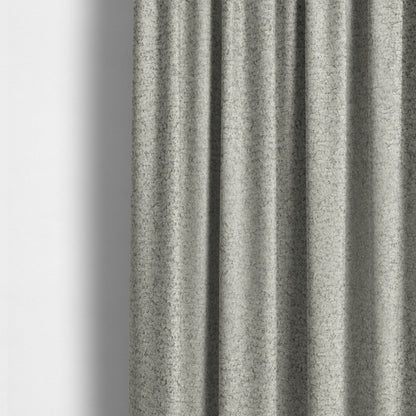 Hoover Boucle Recycled PET Material Silver Colour Upholstery Fabric CTR-1906 - Made To Measure Curtains