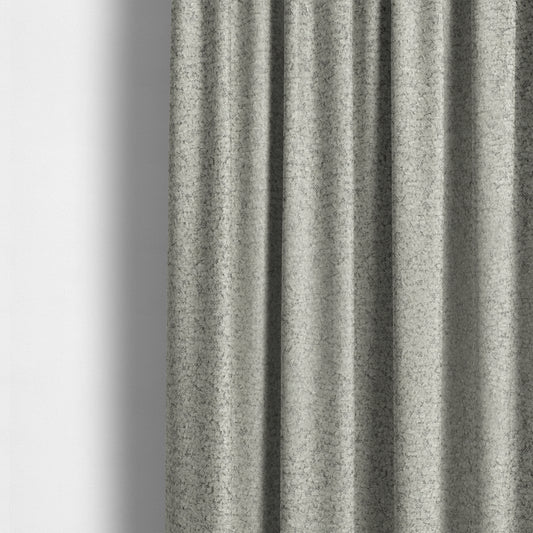 Hoover Boucle Recycled PET Material Silver Colour Upholstery Fabric CTR-1906 - Made To Measure Curtains