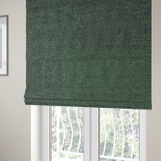 Hoover Boucle Recycled PET Material Green Colour Upholstery Fabric CTR-1909 - Roman Blinds