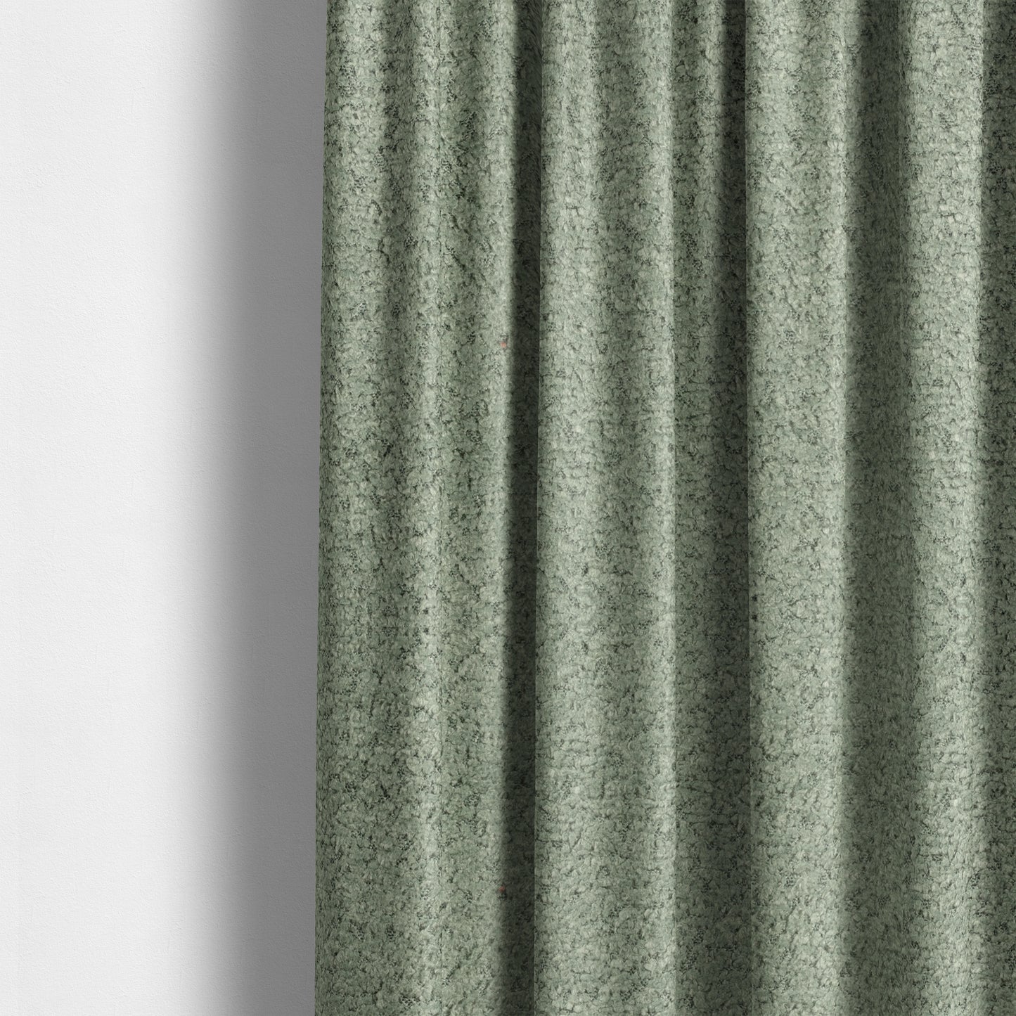 Hoover Boucle Recycled PET Material Jade Green Colour Upholstery Fabric CTR-1910 - Made To Measure Curtains