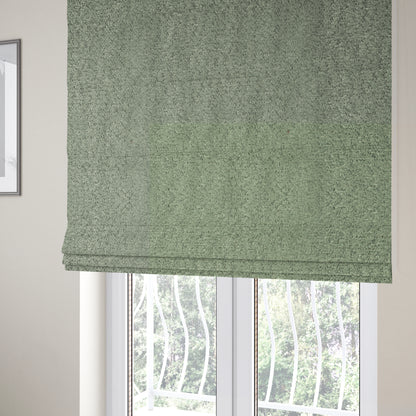 Hoover Boucle Recycled PET Material Jade Green Colour Upholstery Fabric CTR-1910 - Roman Blinds