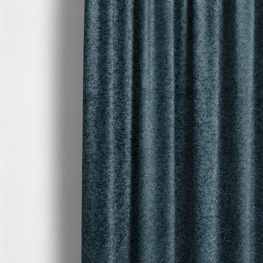 Hoover Boucle Recycled PET Material Navy Blue Colour Upholstery Fabric CTR-1914 - Made To Measure Curtains