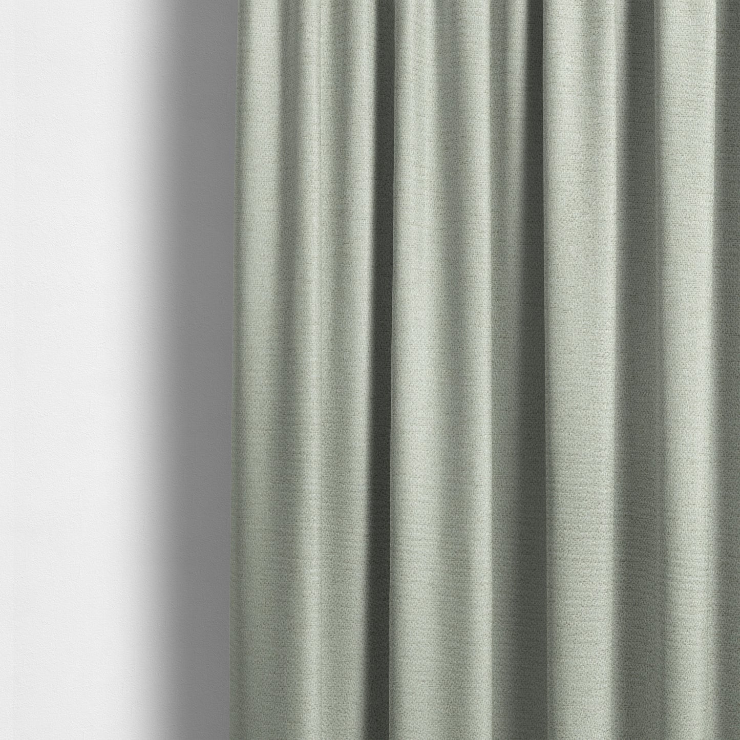 Dhaka Plain Suede Silver Colour Upholstery Fabric CTR-1915 - Made To Measure Curtains