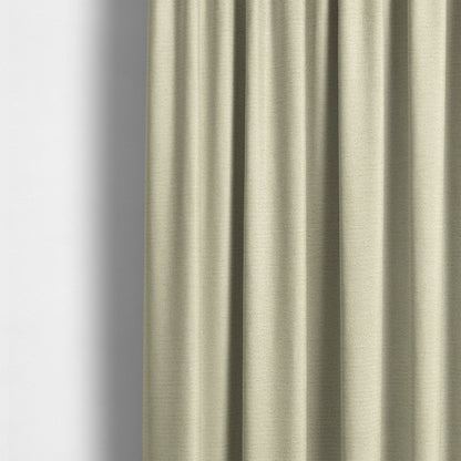 Dhaka Plain Suede Cream Colour Upholstery Fabric CTR-1919 - Made To Measure Curtains