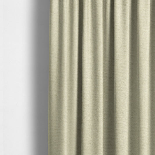 Dhaka Plain Suede Cream Colour Upholstery Fabric CTR-1919 - Made To Measure Curtains