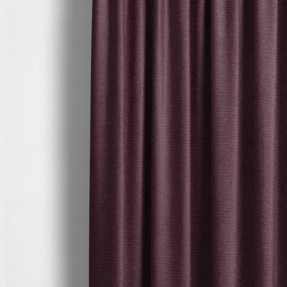 Dhaka Plain Suede Mulberry Colour Upholstery Fabric CTR-1922 - Made To Measure Curtains