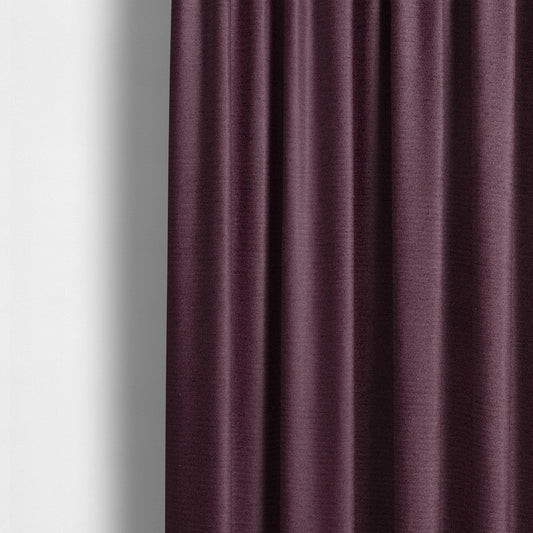 Dhaka Plain Suede Mulberry Colour Upholstery Fabric CTR-1922 - Made To Measure Curtains