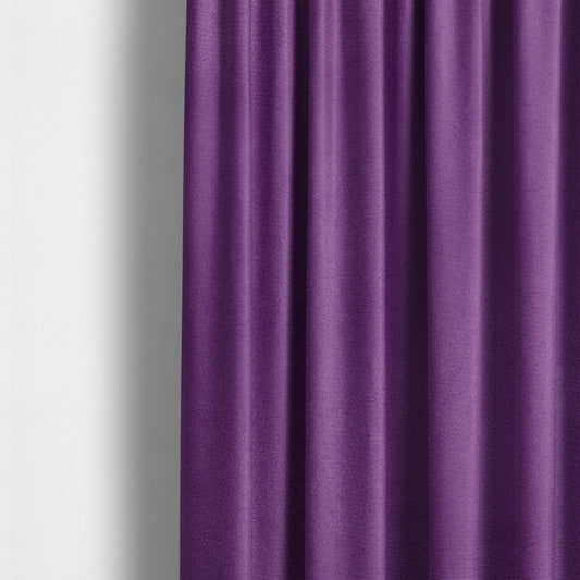 Dhaka Plain Suede Purple Colour Upholstery Fabric CTR-1925 - Made To Measure Curtains