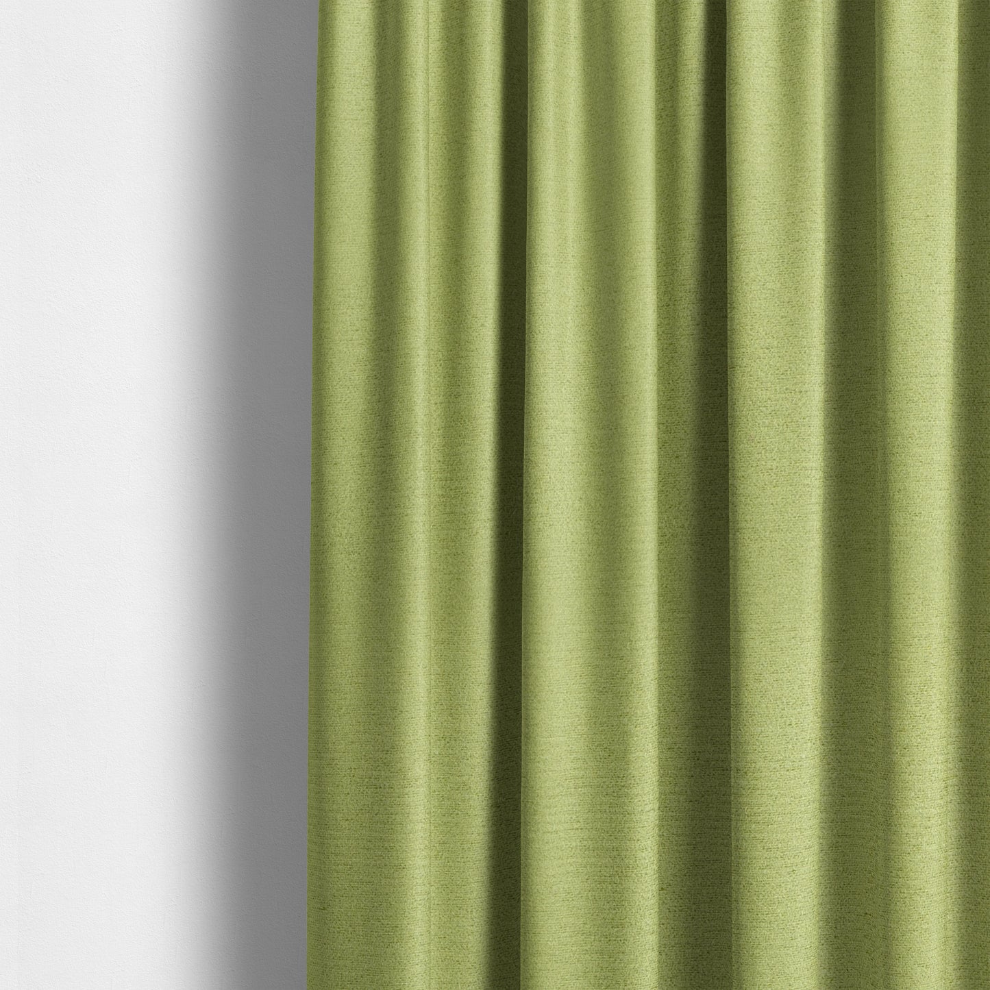 Dhaka Plain Suede Green Colour Upholstery Fabric CTR-1926 - Made To Measure Curtains