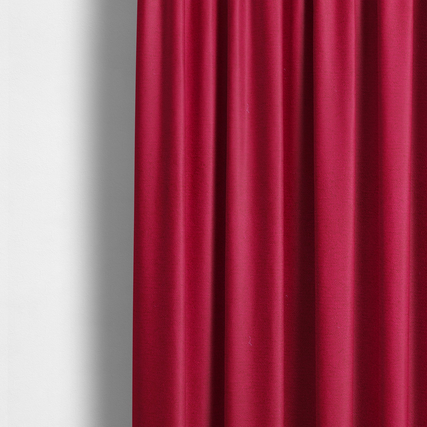 Dhaka Plain Suede Red Colour Upholstery Fabric CTR-1927 - Made To Measure Curtains