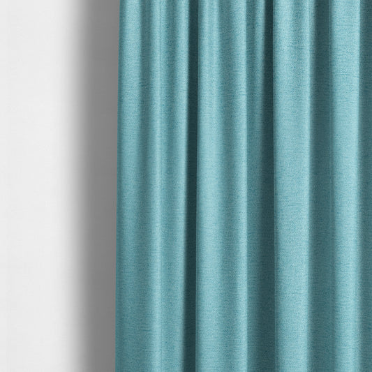 Dhaka Plain Suede Sky Blue Colour Upholstery Fabric CTR-1928 - Made To Measure Curtains