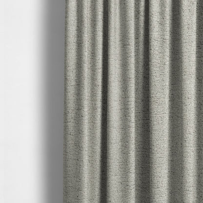 Berlin Boucle Textured Chenille Cloud Grey Colour Upholstery Fabric CTR-1942 - Made To Measure Curtains