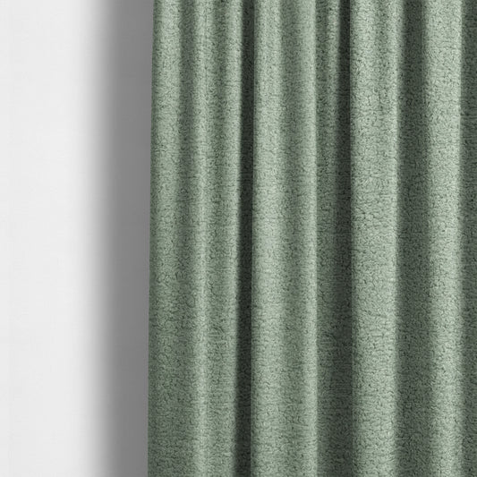 Berlin Boucle Textured Chenille Mint Green Colour Upholstery Fabric CTR-1945 - Made To Measure Curtains