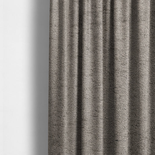 Berlin Boucle Textured Chenille Light Brown Colour Upholstery Fabric CTR-1950 - Made To Measure Curtains