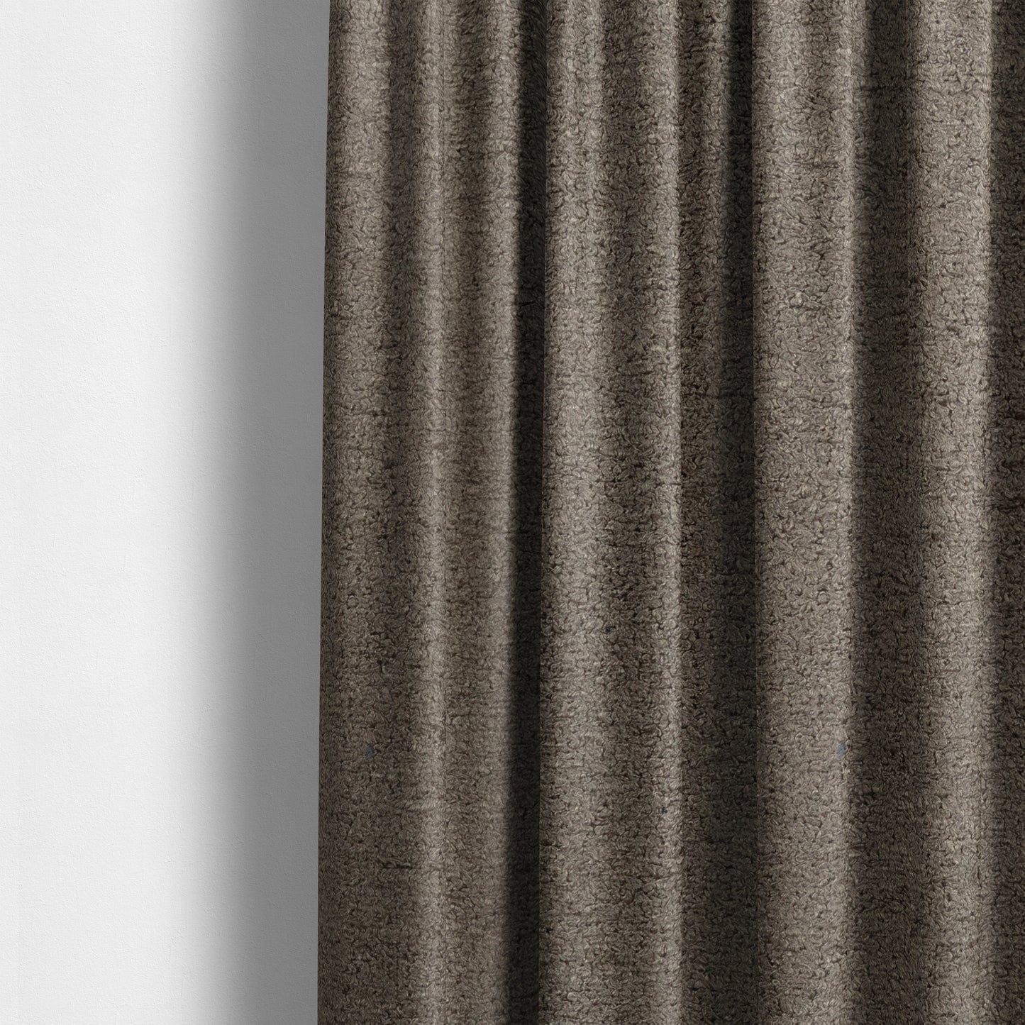 Berlin Boucle Textured Chenille Oak Brown Colour Upholstery Fabric CTR-1954 - Made To Measure Curtains