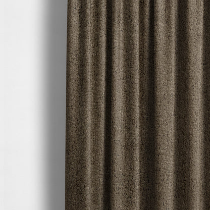 Berlin Boucle Textured Chenille Cedar Brown Colour Upholstery Fabric CTR-1955 - Made To Measure Curtains