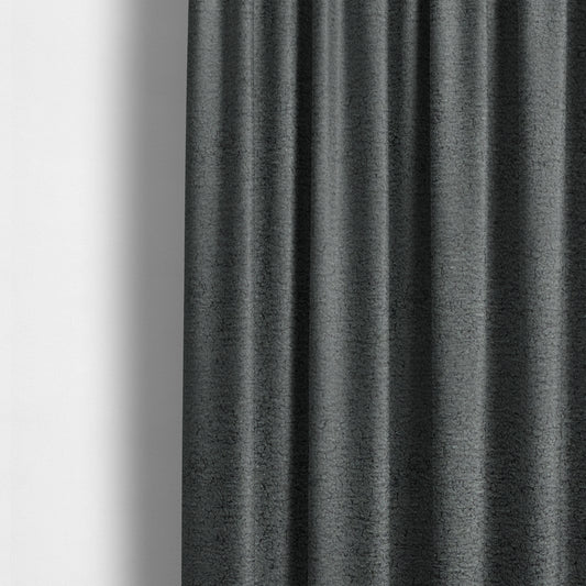 Berlin Boucle Textured Chenille Charcoal Grey Colour Upholstery Fabric CTR-1956 - Made To Measure Curtains