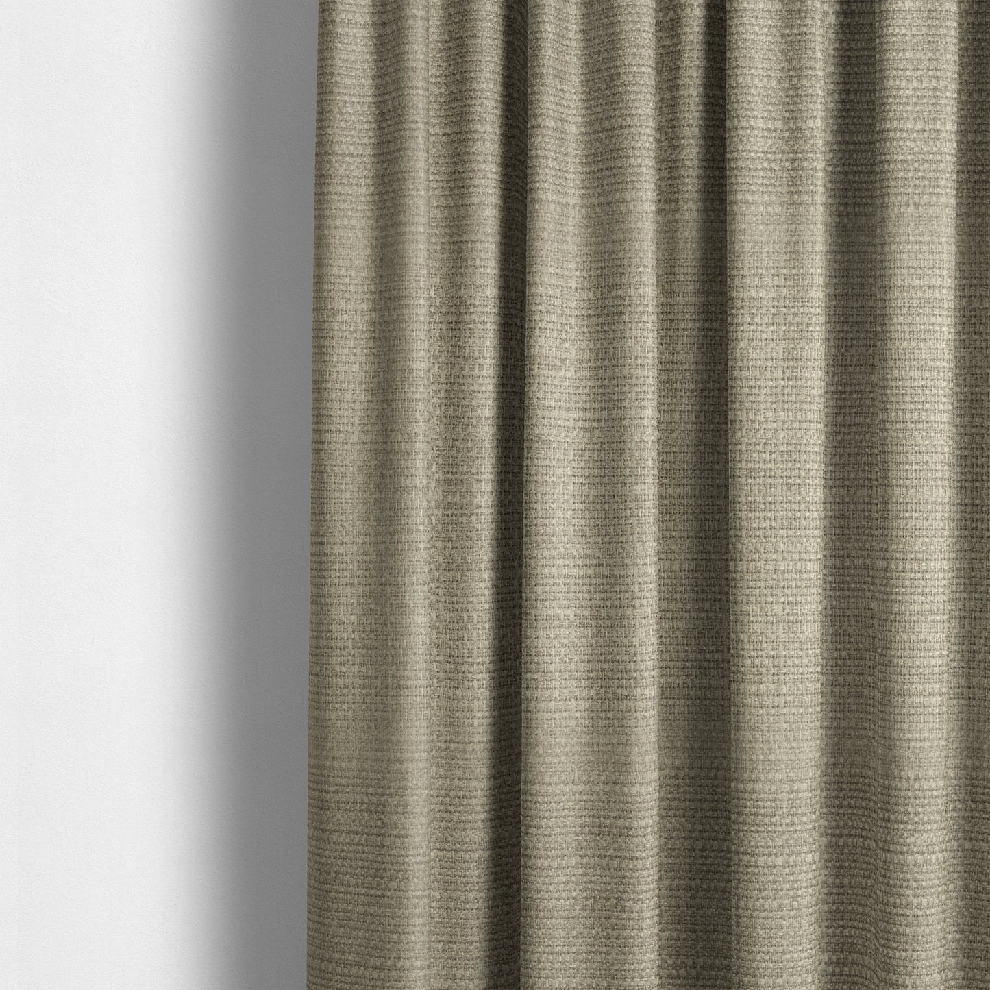 Potosi Weave Textured Chenille Beige Colour Upholstery Fabric CTR-1968 - Made To Measure Curtains