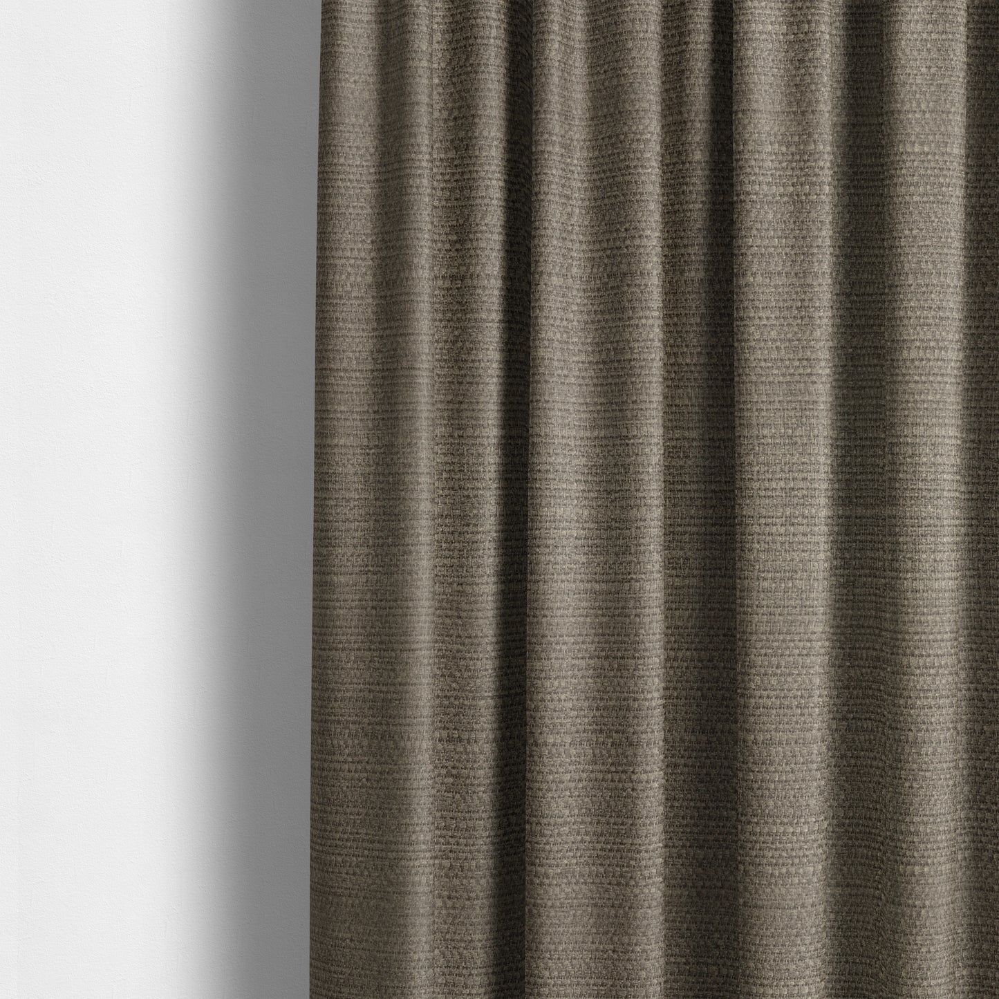 Potosi Weave Textured Chenille Mocha Brown Colour Upholstery Fabric CTR-1969 - Made To Measure Curtains