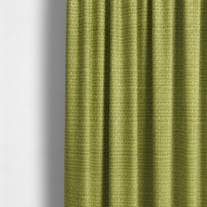 Potosi Weave Textured Chenille Green Colour Upholstery Fabric CTR-1971 - Made To Measure Curtains