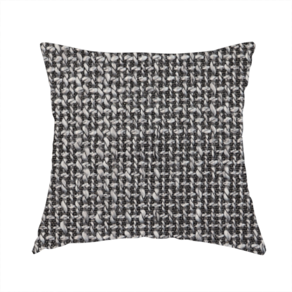 Alabama Durable Woven Hopsack Upholstery Fabric Dark Grey Colour CTR-1975 - Handmade Cushions