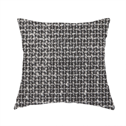 Alabama Durable Woven Hopsack Upholstery Fabric Dark Grey Colour CTR-1975 - Handmade Cushions