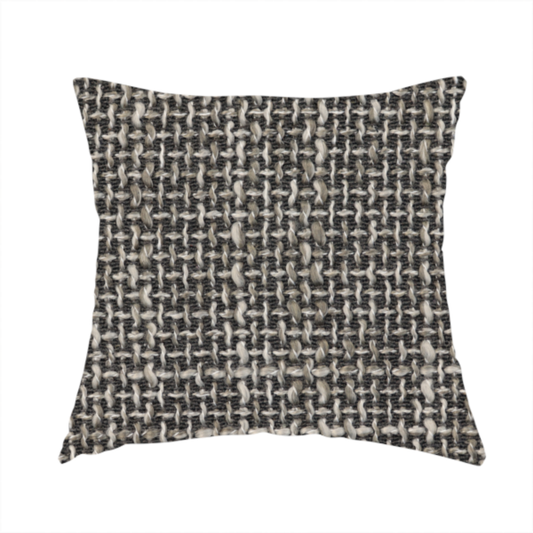 Alabama Durable Woven Hopsack Upholstery Fabric Grey Colour CTR-1976 - Handmade Cushions