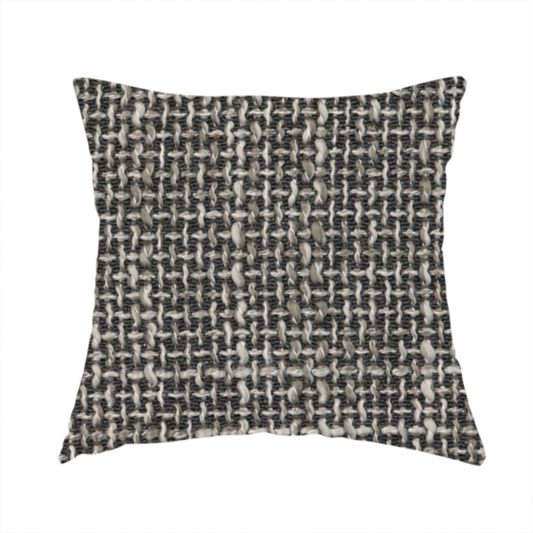 Alabama Durable Woven Hopsack Upholstery Fabric Grey Colour CTR-1976 - Handmade Cushions