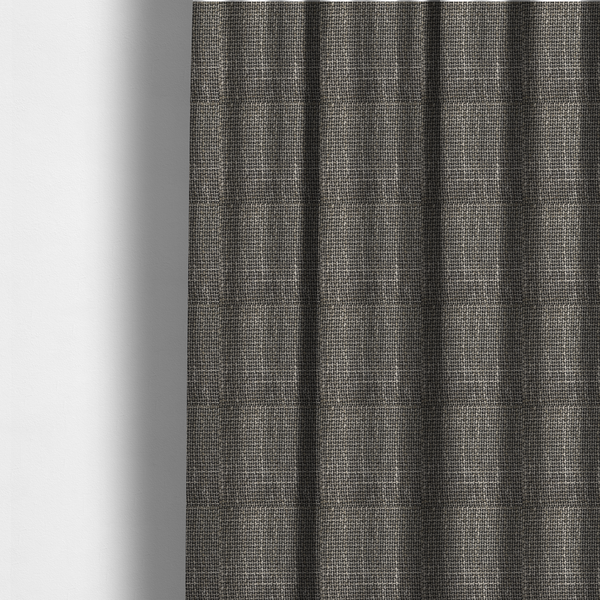 Alabama Durable Woven Hopsack Upholstery Fabric Grey Colour CTR-1976 - Made To Measure Curtains