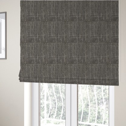 Alabama Durable Woven Hopsack Upholstery Fabric Grey Colour CTR-1976 - Roman Blinds