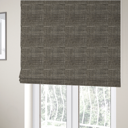 Alabama Durable Woven Hopsack Upholstery Fabric Light Grey Colour CTR-1977 - Roman Blinds