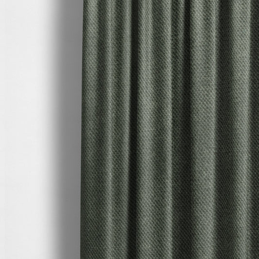 Muscat Plain Velvet Material Slate Grey Colour Upholstery Fabric CTR-1981 - Made To Measure Curtains