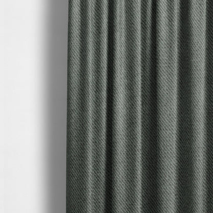 Muscat Plain Velvet Material Steel Grey Colour Upholstery Fabric CTR-1982 - Made To Measure Curtains